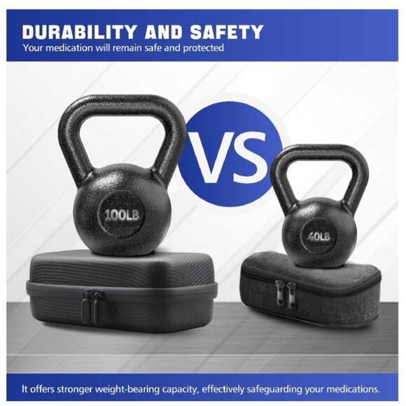 Cooler Travel Case TSA Approved, Refrigerated Medicine Travel Case with - Picture 5 of 7